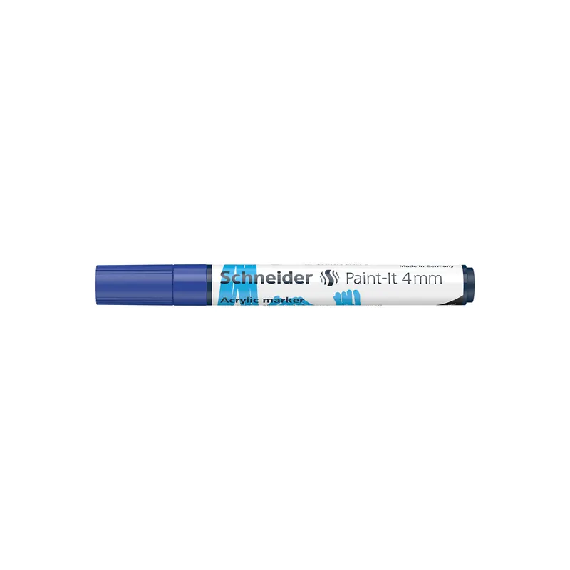 Acrylmarker Schneider Paint-It 320 1202 - blau 4 mm Rundspitze permanent