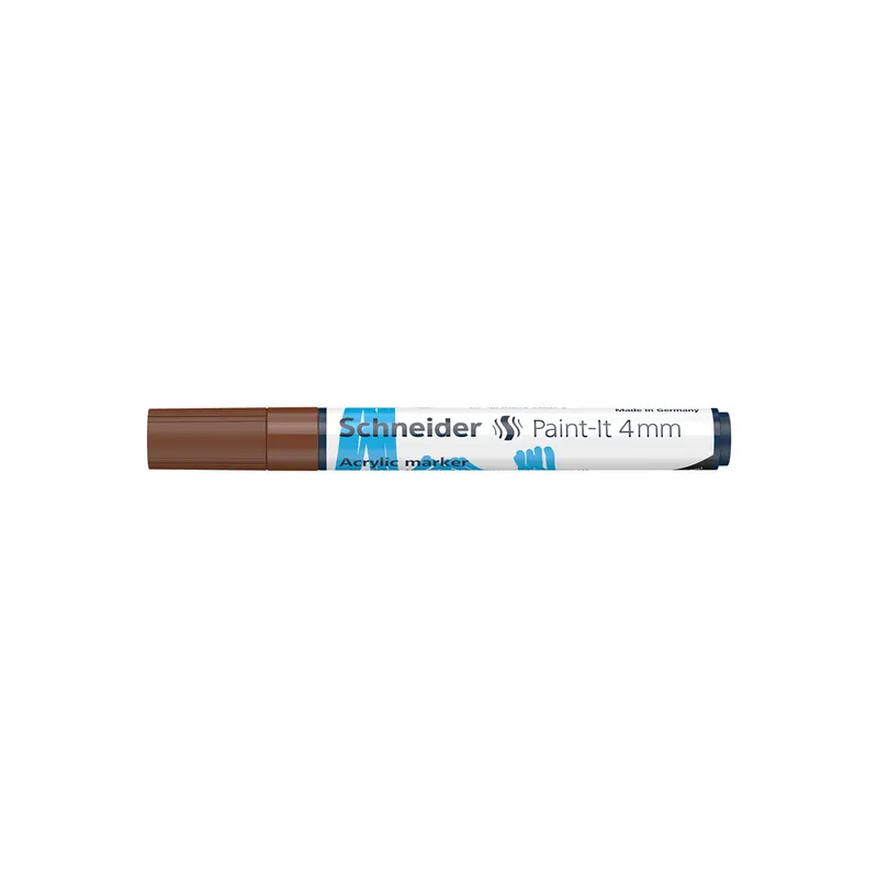 Acrylmarker Schneider Paint-It 320 1202 - braun 4 mm Rundspitze permanent