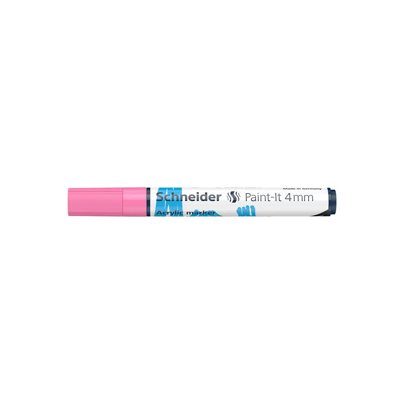 Acrylmarker Schneider Paint-It 320 1202 - pastell pink 4 mm Rundspitze permanent