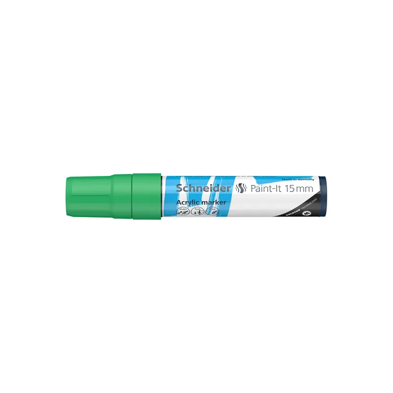 Acrylmarker Schneider Paint-It 330 1203 - grün 15 mm Rundspitze permanent