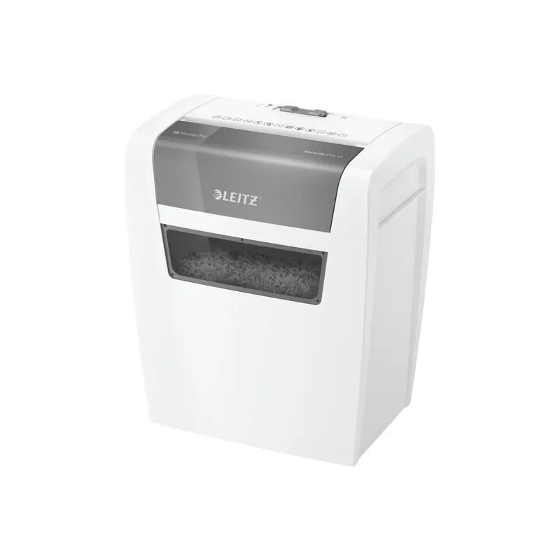 Aktenvernichter Leitz IQ Home Office 8034 - Partikelschnitt 4,0 x 28,0 mm S-Stufe P4 6 Blatt