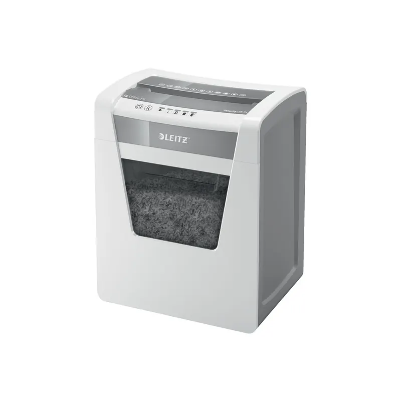 Aktenvernichter Leitz IQ Office 8003 - Partikelschnitt 4,0 x 40,0 mm S-Stufe P4 17 Blatt