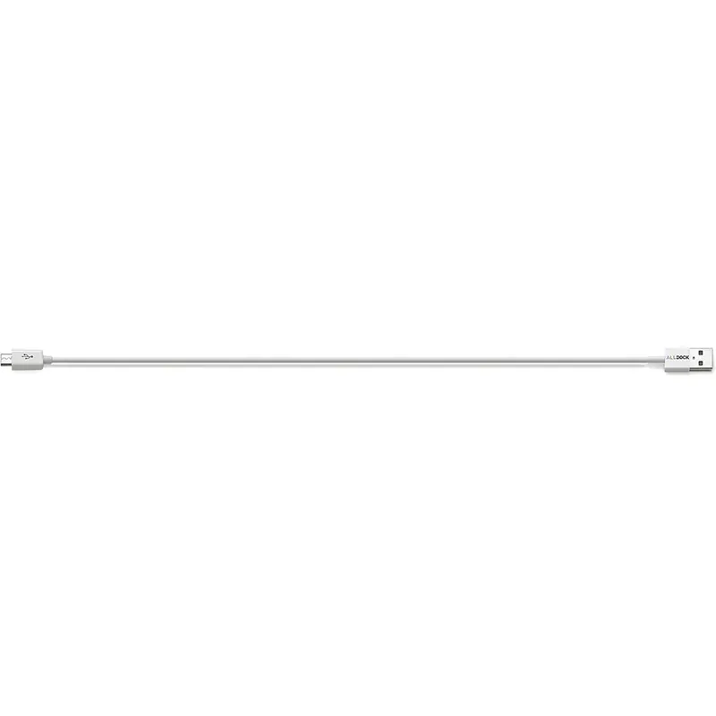 All-Dock 080649 Ladekabel - Micro USB auf USB - 0,35 M - Weiß