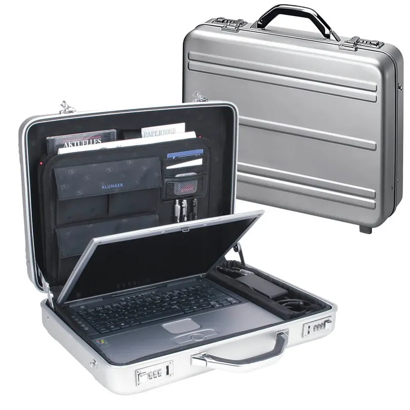 ALUMAXX Aktenkoffer MERCATO Aluminium silber 45188 ca. 46 x 35 x 11 cm