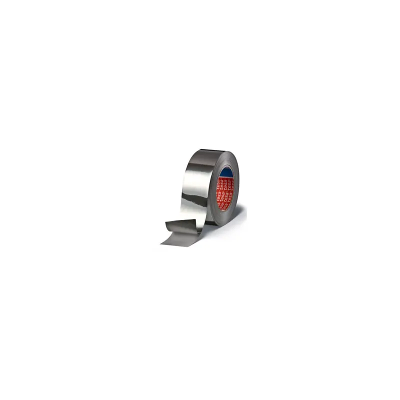 Aluminiumklebeband tesa 50525 - 50 mm x 50 m farblos mit Liner für Industrie/Gewerbe-Anwendungen