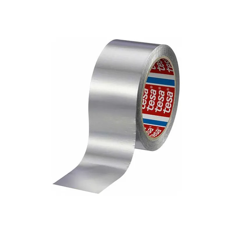 Aluminiumklebeband tesa 60630 - 25 mm x 50 m aluminium ohne Liner für Industrie/Gewerbe-Anwendungen