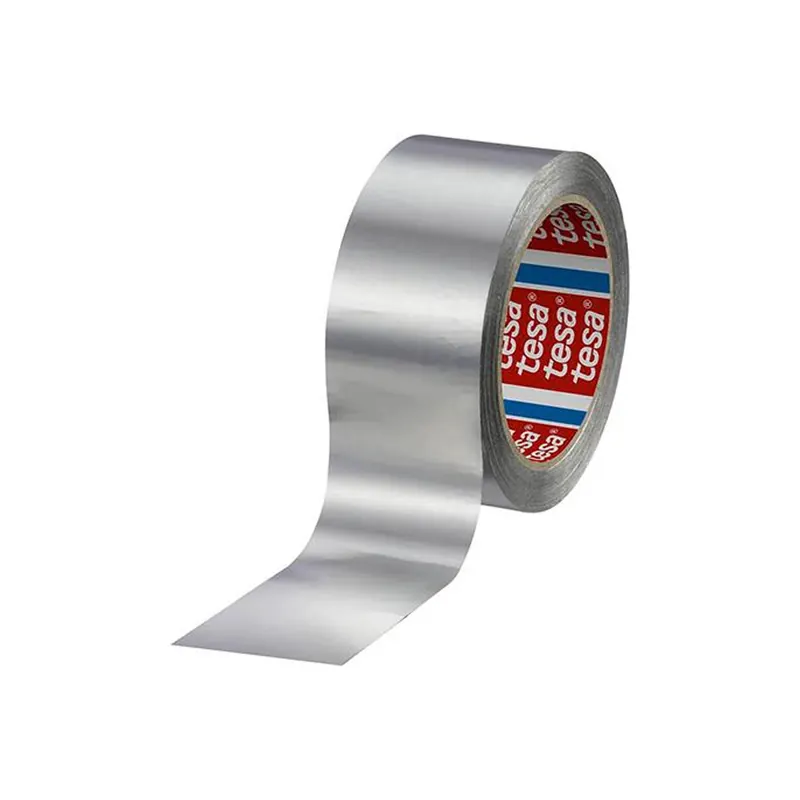 Aluminiumklebeband tesa 60650 - 50 mm x 50 m aluminium ohne Liner für Industrie/Gewerbe-Anwendungen  Pckg/24