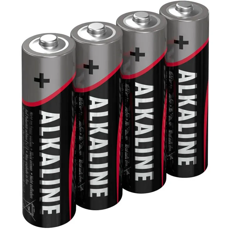 ANSMANN Red Alkaline Batterie Mignon AA LR6 Longlife Alkalibatterie (4er Pack)