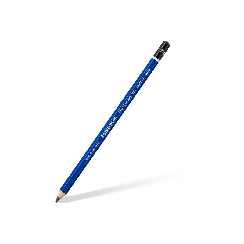 Aquarellbleistift Staedtler Mars Lumograph aquarell 100A - schwarz 2,5 mm 4B