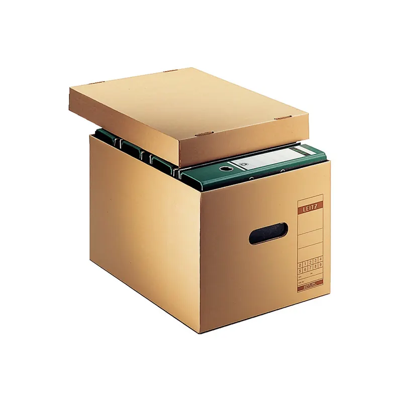Archivschachtel Leitz Easyboxx 6081 - A4 340 x 275 x 455 mm naturbraun Wellpappe