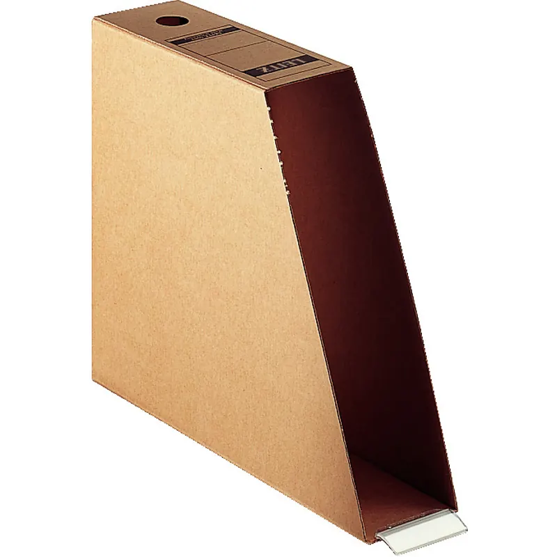 Archivschachtel Leitz Standard 6083 - A4 80 x 320 x 265 mm naturbraun Wellpappe