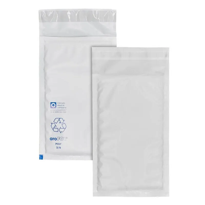 aroFOL® 455493 POLY Luftpolster-Versandtaschen, Außenmaße: 14,0 x 22,5 cm (BxH) 200 Stück