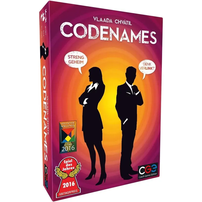 Asmodee Codenames, Spiel des Jahres 2016, Familienspiel, Ratespiel, Deutsch