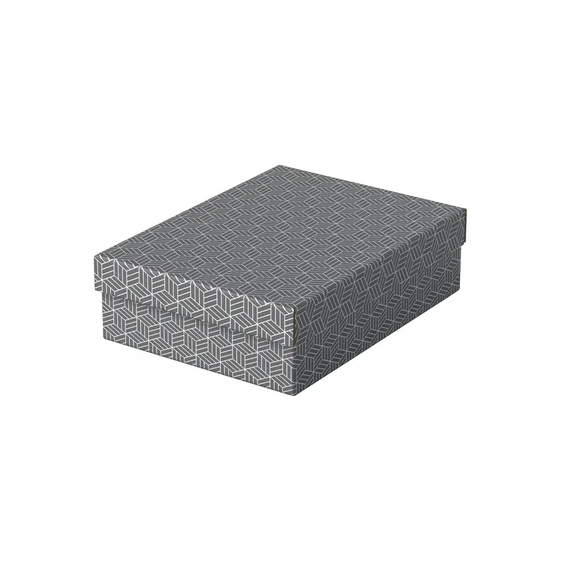 Aufbewahrungsbox Esselte Home 628285 - Mittel 265 x 100 x 360 mm grau Wellpappe Pckg/3