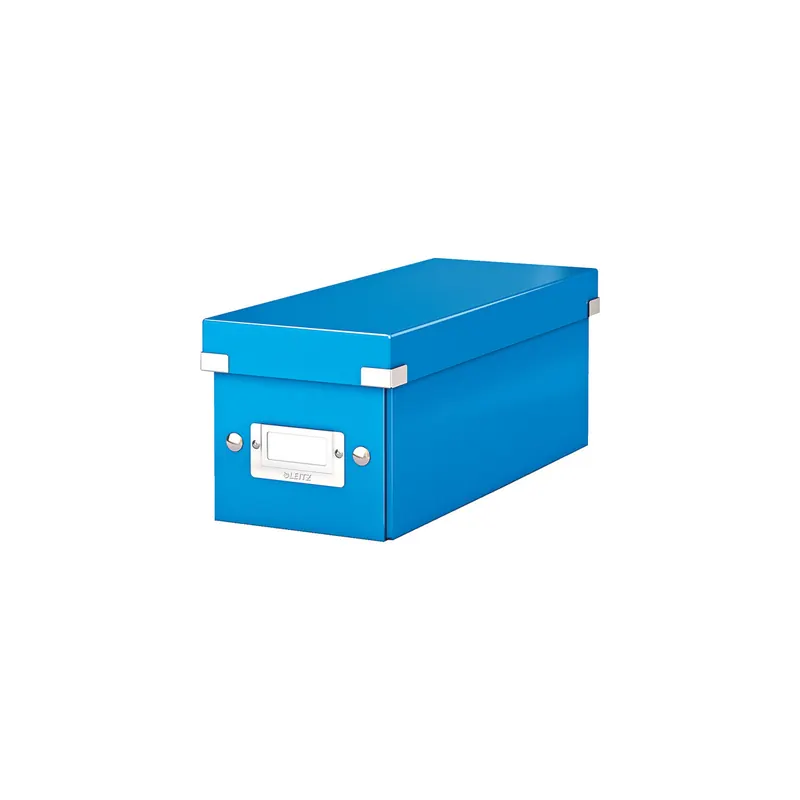Aufbewahrungsbox Leitz Click & Store 6041 - Klein 143 x 136 x 352 mm blau Graukarton