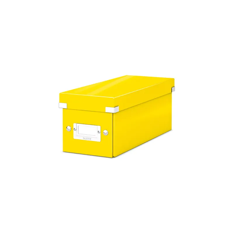 Aufbewahrungsbox Leitz Click & Store 6041 - Klein 143 x 136 x 352 mm gelb Graukarton