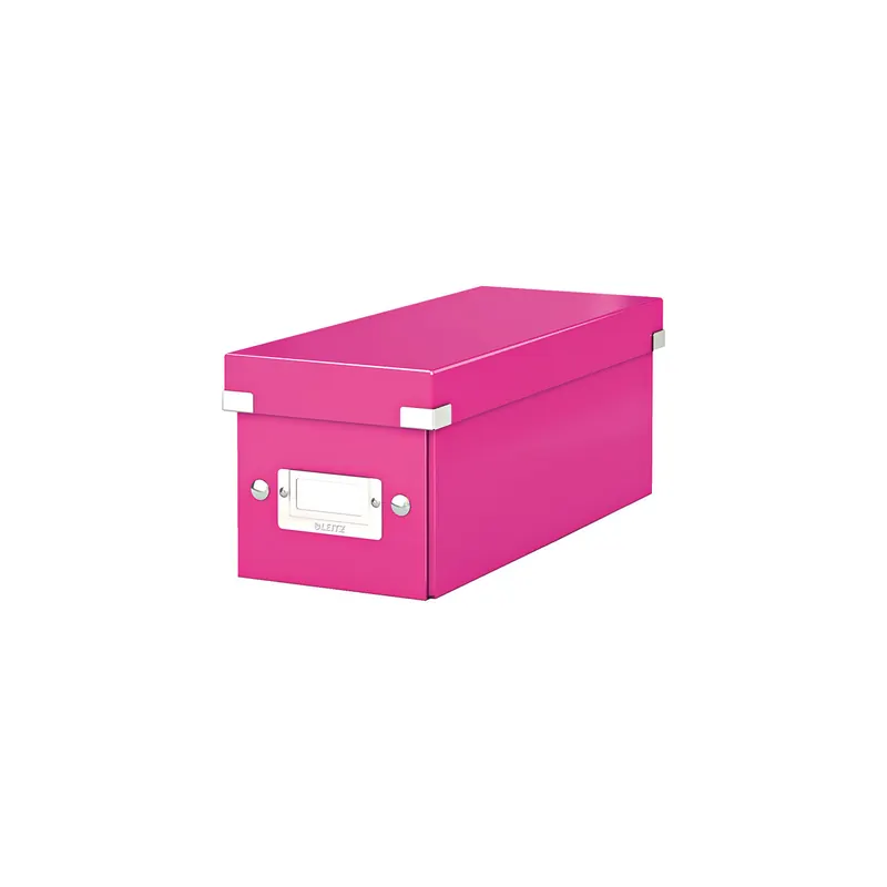 Aufbewahrungsbox Leitz Click & Store 6041 - Klein 143 x 136 x 352 mm pink Graukarton