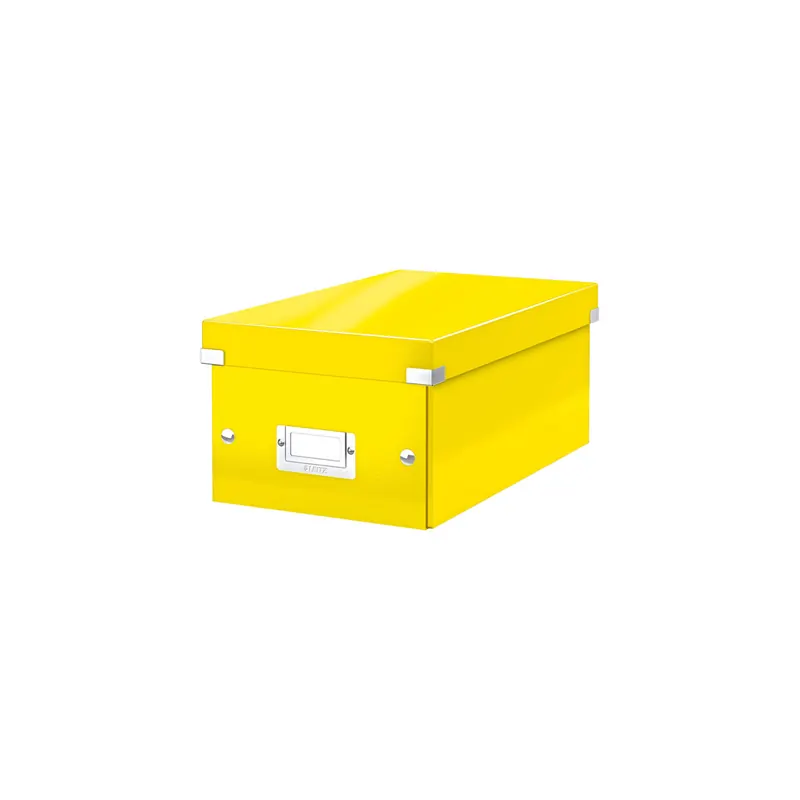 Aufbewahrungsbox Leitz Click & Store 6042 - Klein 206 x 147 x 352 mm gelb Graukarton