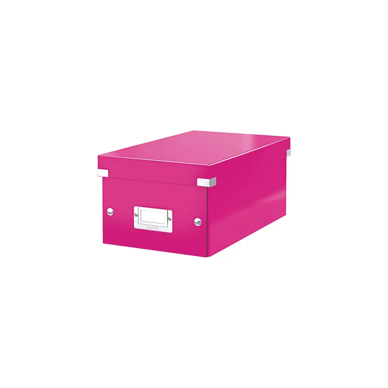 Aufbewahrungsbox Leitz Click & Store 6042 - Klein 206 x 147 x 352 mm pink Graukarton