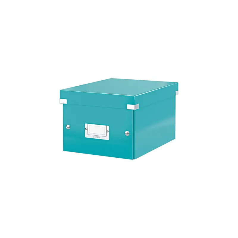 Aufbewahrungsbox Leitz Click & Store 6043 - Klein 220 x 160 x 282 mm eisblau Graukarton