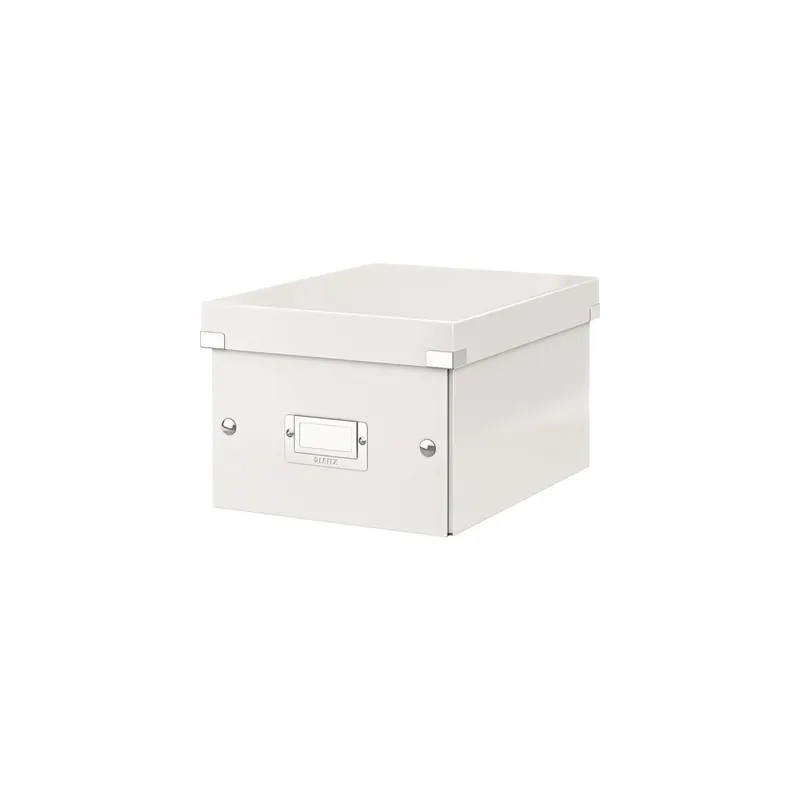 Aufbewahrungsbox Leitz Click & Store 6043 - Klein 220 x 160 x 282 mm weiß Graukarton