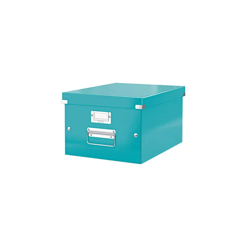 Aufbewahrungsbox Leitz Click & Store 6044 - Mittel 281 x 200 x 370 mm eisblau Graukarton