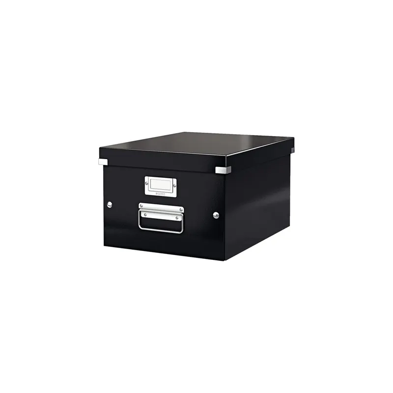 Aufbewahrungsbox Leitz Click & Store 6044 - Mittel 281 x 200 x 370 mm schwarz Graukarton