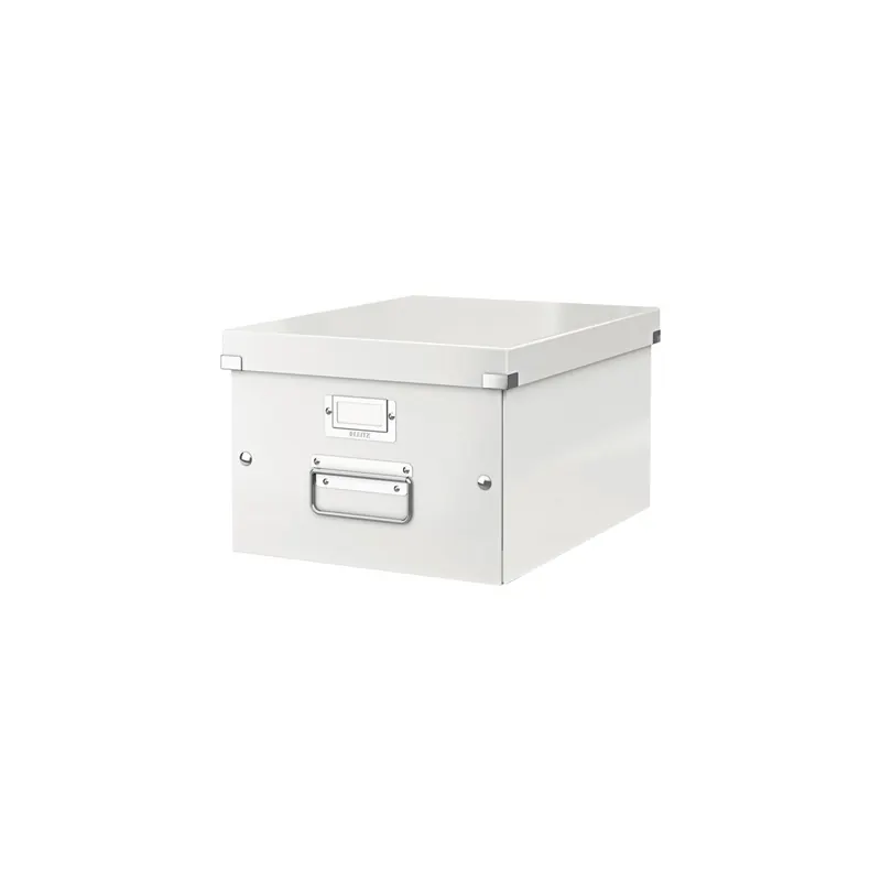Aufbewahrungsbox Leitz Click & Store 6044 - Mittel 281 x 200 x 370 mm weiß Graukarton
