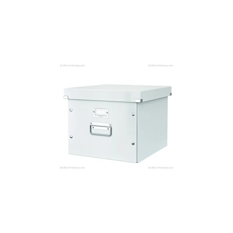 Aufbewahrungsbox Leitz Click & Store 6046 - 357 x 285 x 367 mm weiß Graukarton