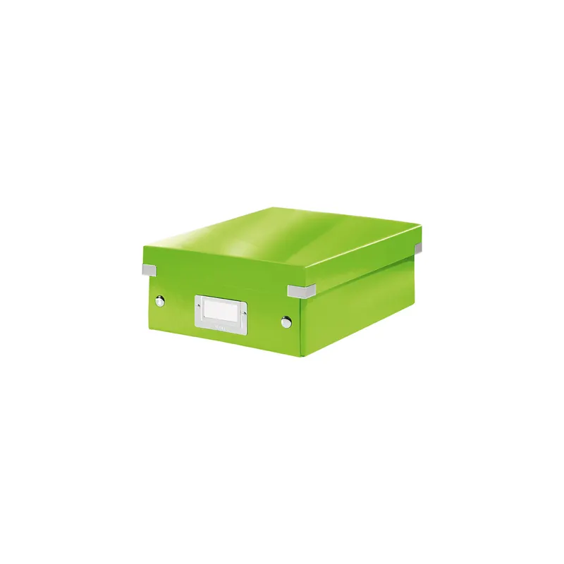 Aufbewahrungsbox Leitz Click & Store 6057 - Klein 220 x 100 x 282 mm grün Graukarton