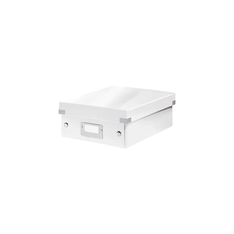 Aufbewahrungsbox Leitz Click & Store 6057 - Klein 220 x 100 x 282 mm weiß Graukarton