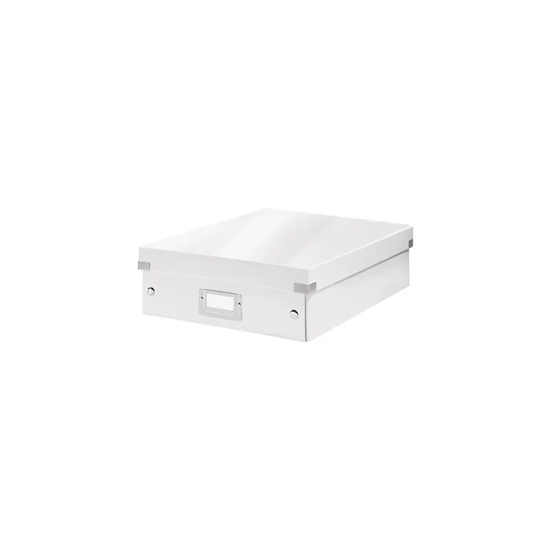 Aufbewahrungsbox Leitz Click & Store 6058 - Mittel 281 x 100 x 370 mm weiß Graukarton