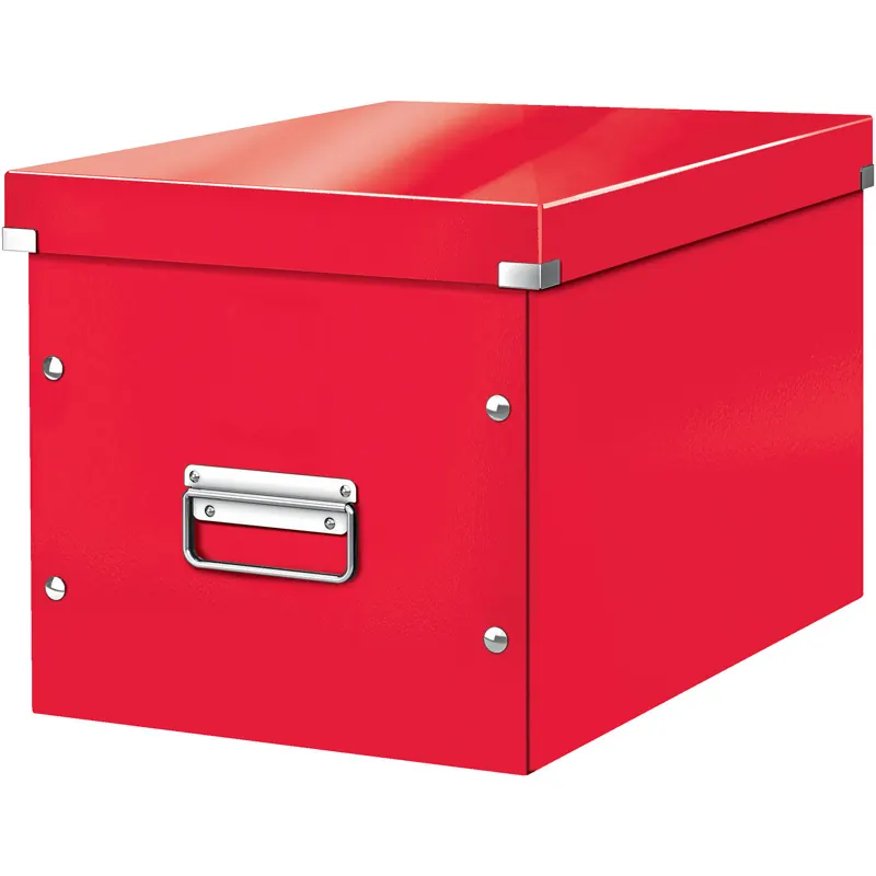 Aufbewahrungsbox Leitz Click & Store 6108 - Groß 320 x 310 x 360 mm rot Hartpappe