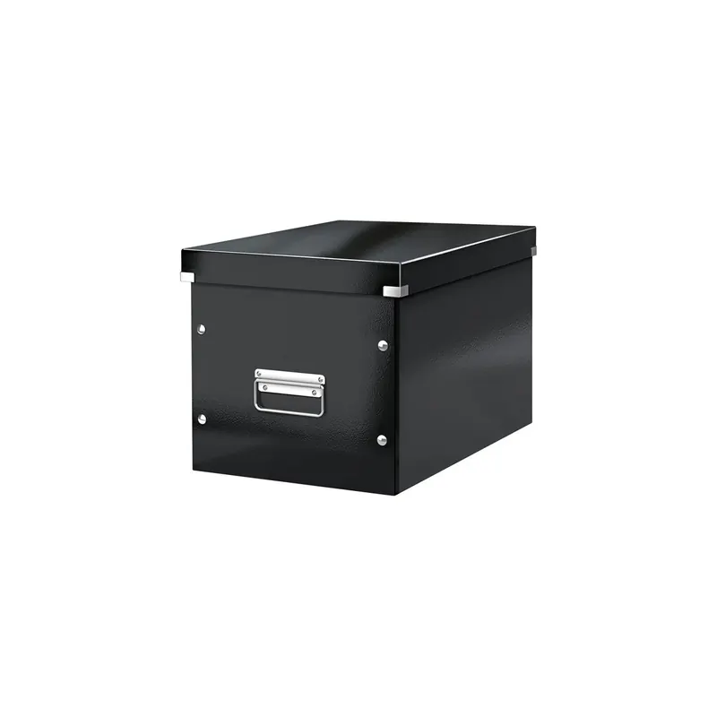 Aufbewahrungsbox Leitz Click & Store 6108 - Groß 320 x 310 x 360 mm schwarz Hartpappe