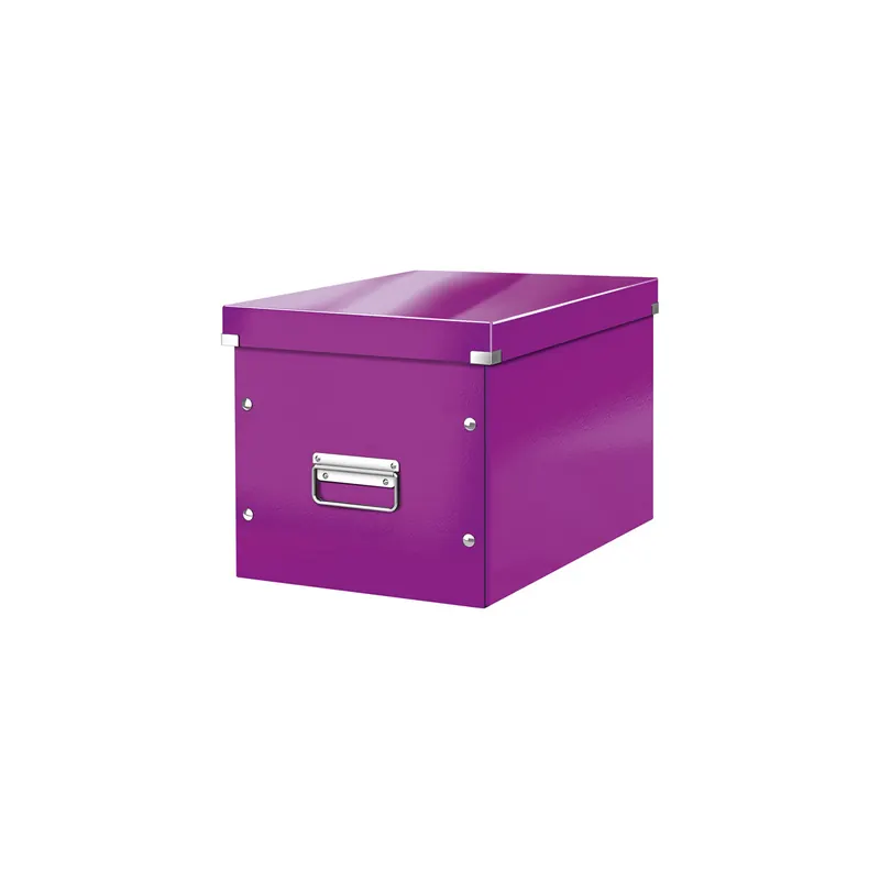 Aufbewahrungsbox Leitz Click & Store 6108 - Groß 320 x 310 x 360 mm violett Hartpappe