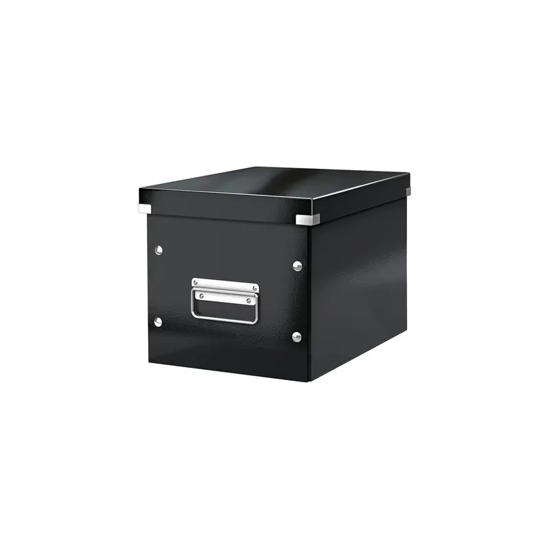 Aufbewahrungsbox Leitz Click & Store 6109 - Mittel 260 x 240 x 260 mm schwarz Hartpappe