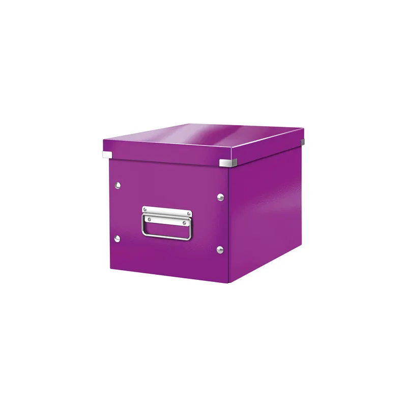 Aufbewahrungsbox Leitz Click & Store 6109 - Mittel 260 x 240 x 260 mm violett Hartpappe
