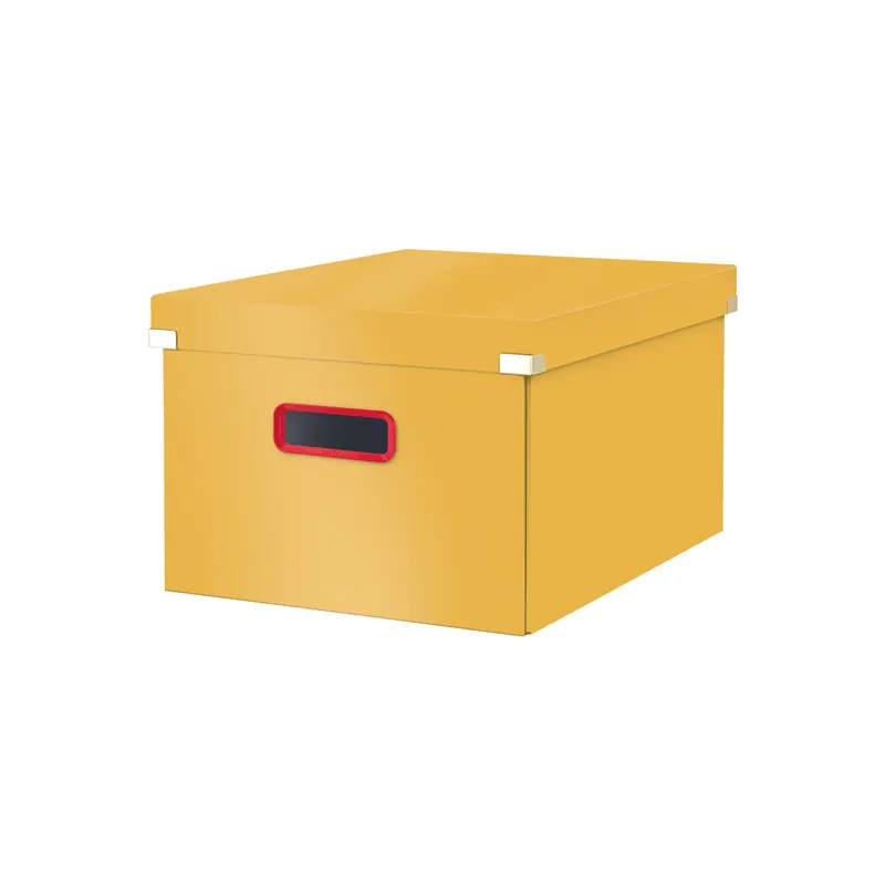 Aufbewahrungsbox Leitz Click & Store Cosy 5348 - Mittel 281 x 200 x 370 mm gelb Karton