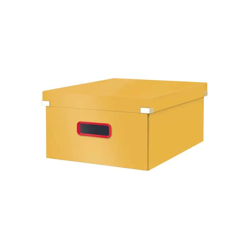 Aufbewahrungsbox Leitz Click & Store Cosy 5349 - Groß 369 x 200 x 482 mm gelb Karton