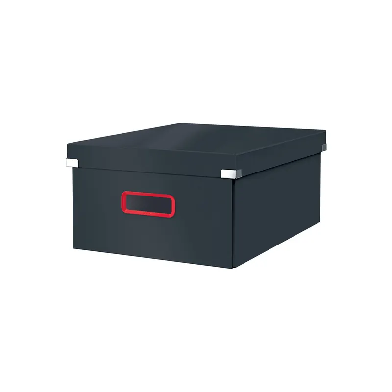 Aufbewahrungsbox Leitz Click & Store Cosy 5349 - Groß 369 x 200 x 482 mm grau Karton