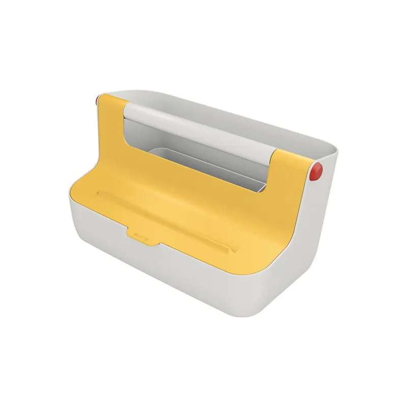 Aufbewahrungsbox Leitz Cosy 6125 - 367 x 196 x 214 mm gelb/hellgrau ABS-Kunststoff
