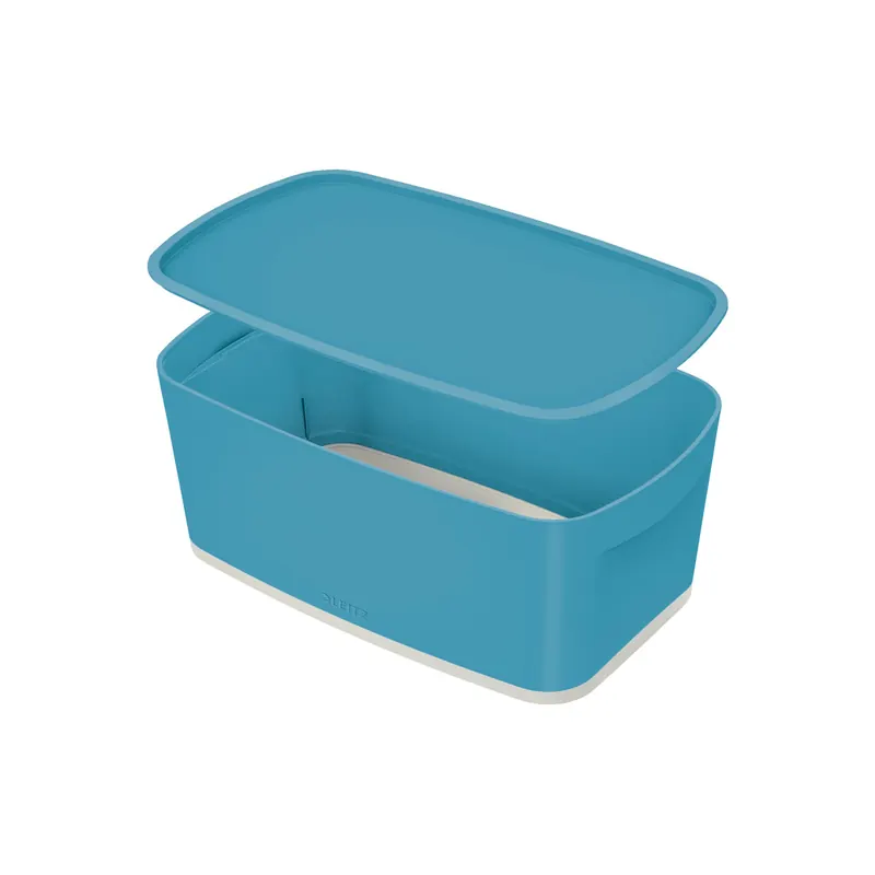 Aufbewahrungsbox Leitz MyBox Cosy 5263 - Klein 318 x 128 x 191 mm blau/hellgrau ABS-Kunststoff