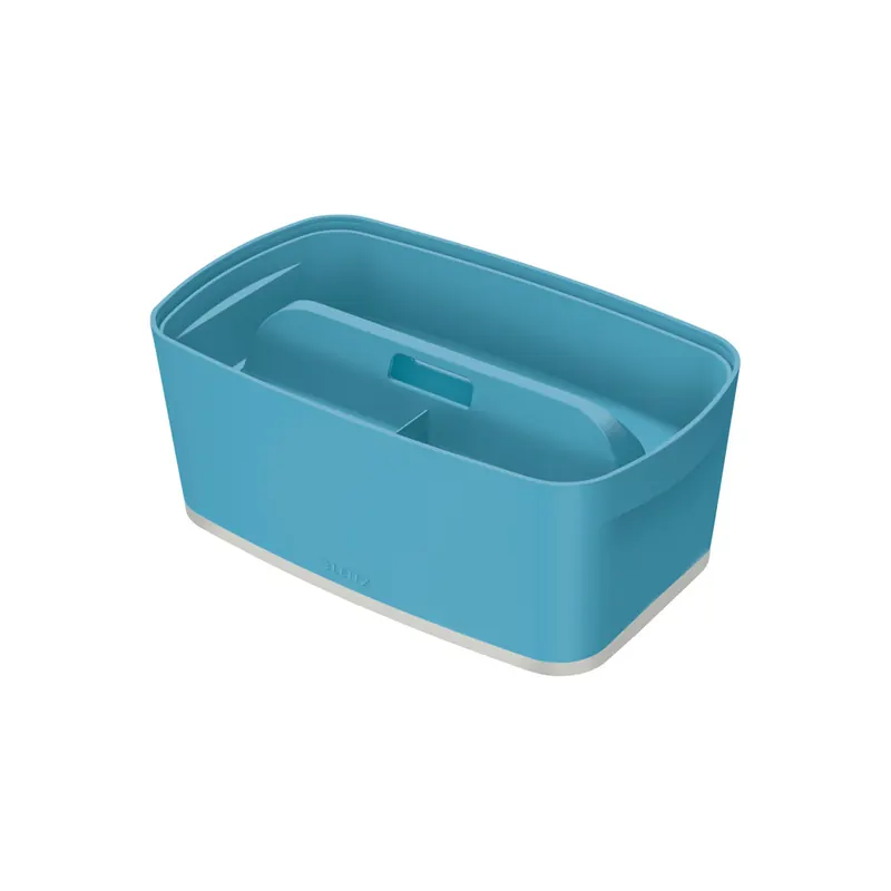 Aufbewahrungsbox Leitz MyBox Cosy 5267 - Klein 318 x 128 x 191 mm blau/hellgrau ABS-Kunststoff