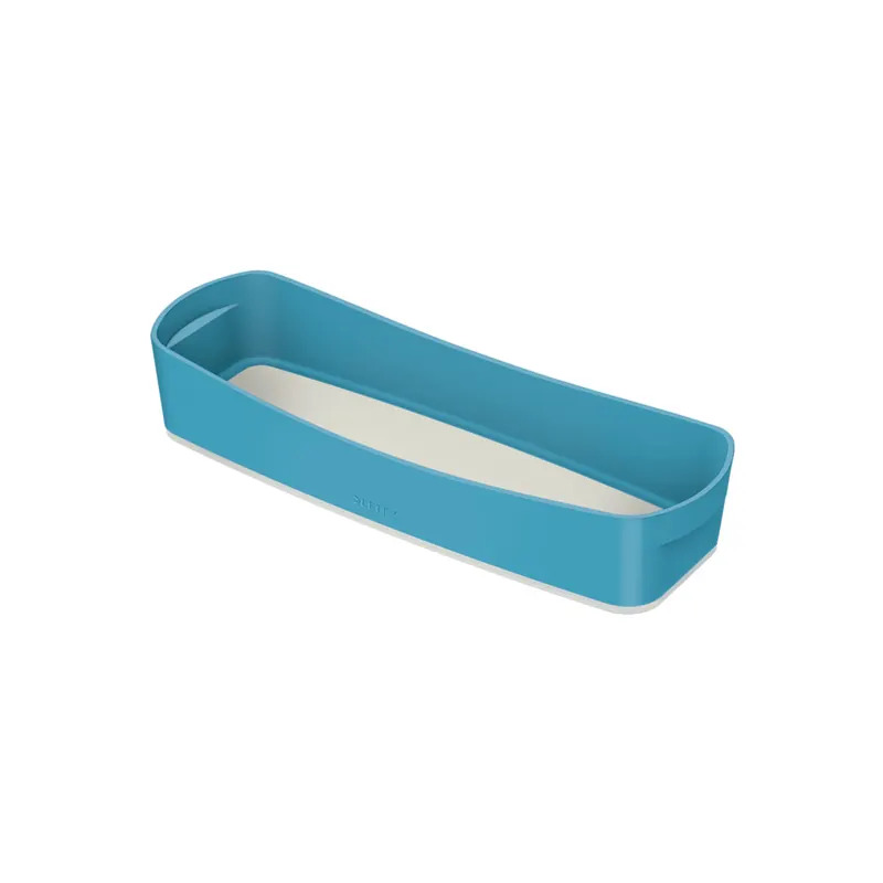 Aufbewahrungsschale Leitz MyBox Cosy 5265 - länglich 307 x 55 x 105 mm blau/hellgrau ABS-Kunststoff