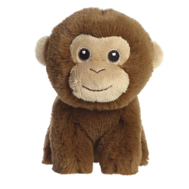 Aurora World Aurora, 35071, Eco Nation Mini AFFE, 13cm, Plüsch, Braun