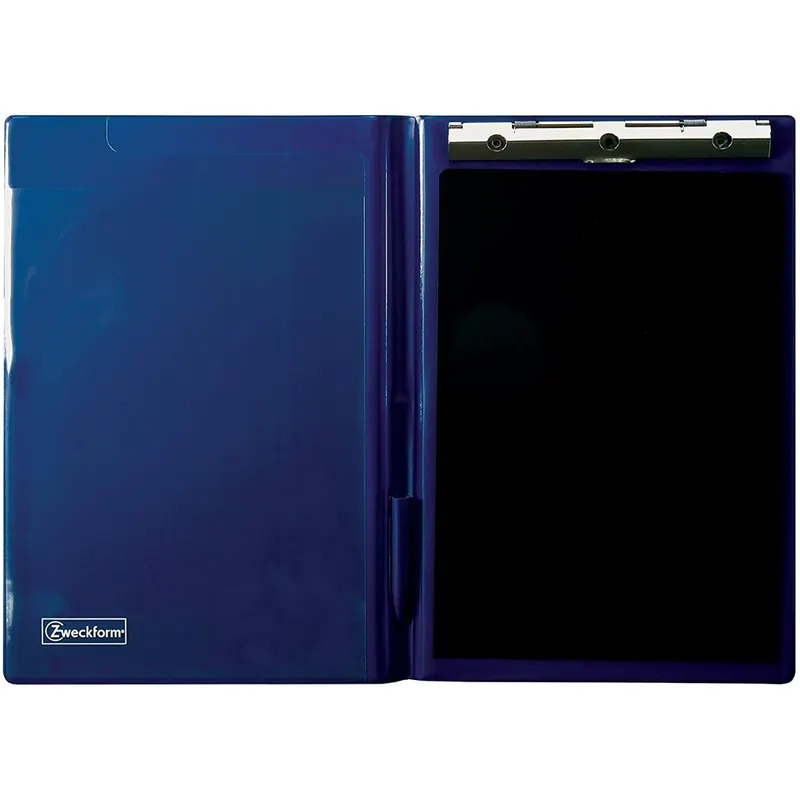 AVERY Zweckform 2301 Klemm-Mappe (A4, aus PVC-Folie, für Schnelltrennsätze) blau