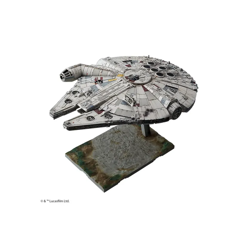 Bandai Millennium Falcon Bandai Modellbausatz zum Zusammenstecken Star Wars