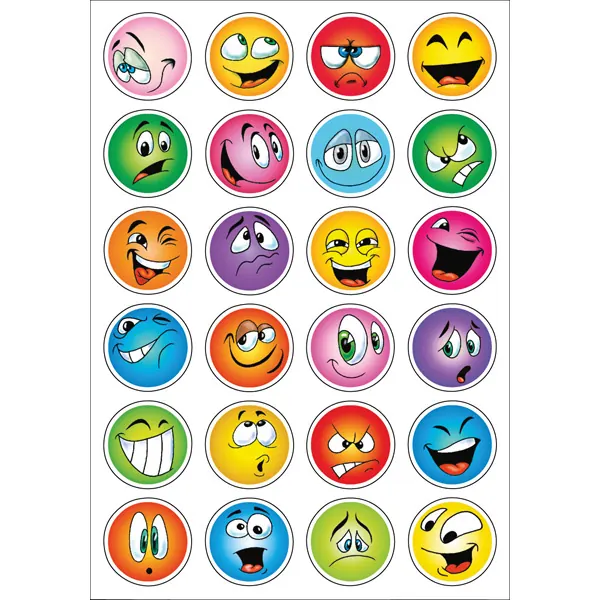 Belohnungssticker Herma 3359 - Happy Face bunt Pckg/2