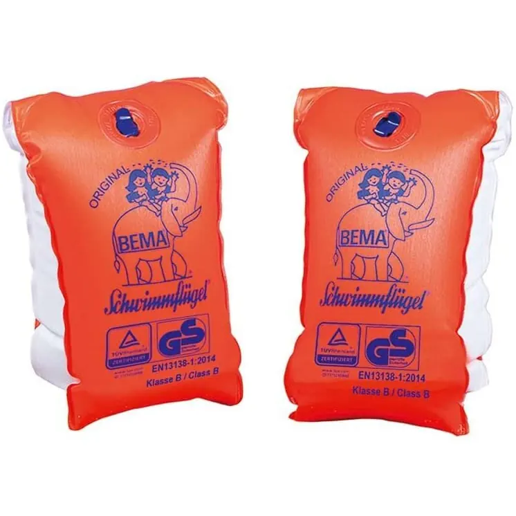 BEMA® Original Schwimmflügel, orange, Größe 0, 11-30 kg / 1-6 Jahre