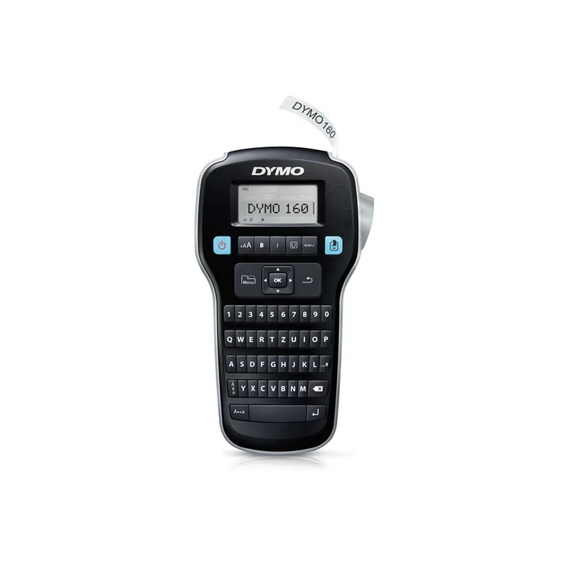 Beschriftungsgerät Dymo LabelManager 160 2174611 - 6, 9, 12 mm D1-Bänder DE/AT/CH 2 Zeilen